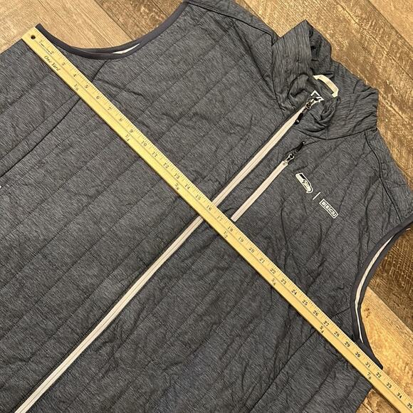 Seahawks Cutter & Buck Men's Rainier PrimaLoft Vest Logo Blue Gray Size 4XB - Picture 5 of 10